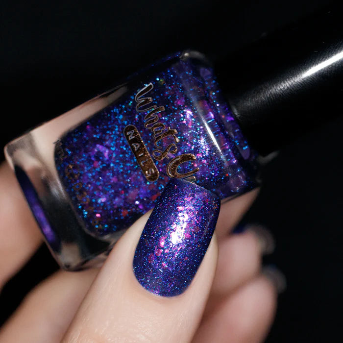 Whats Up Nails - Nail Polish - Early Night (Flash Reflective)