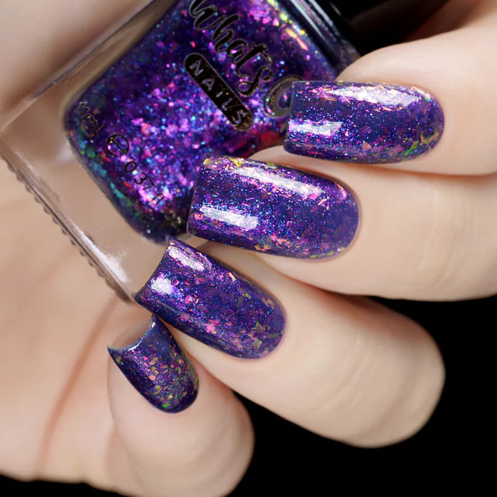 Whats Up Nails - Nail Polish - Early Night (Flash Reflective)