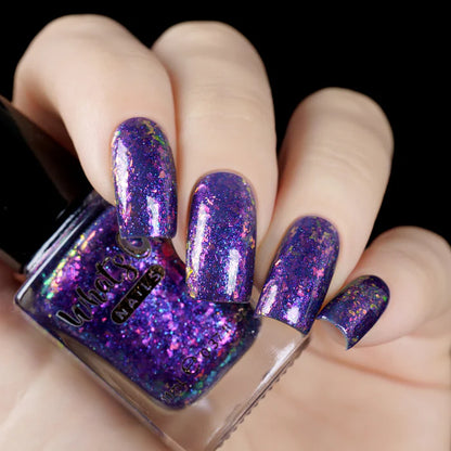 Whats Up Nails - Nail Polish - Early Night (Flash Reflective)