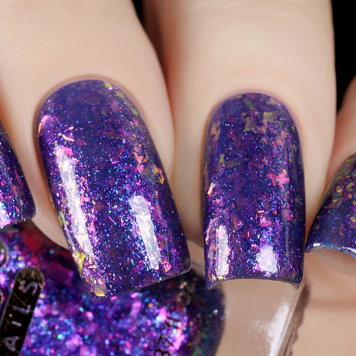Whats Up Nails - Nail Polish - Early Night (Flash Reflective)