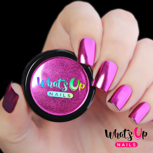 Whats Up Nails - Chrome Powder - Fuchsia