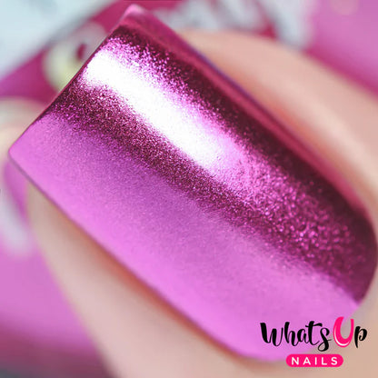 Whats Up Nails - Chrome Powder - Fuchsia