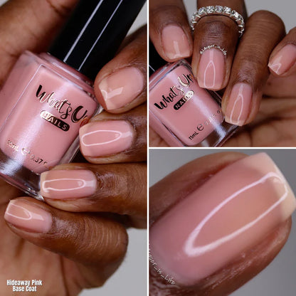 Whats Up Nails - Hideaway (Pink) Ridge Filler Base Coat