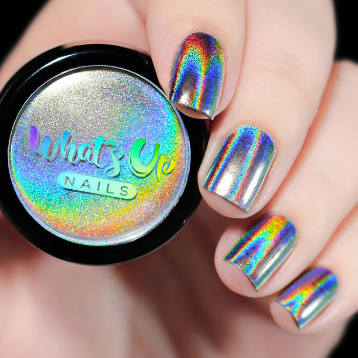 Whats Up Nails - Chrome Powder - Holographic