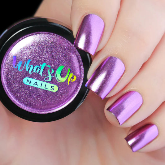 Whats Up Nails - Chrome Powder - Lilac