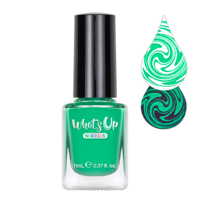 Whats Up Nails - Stamping Polish - Little Green Men