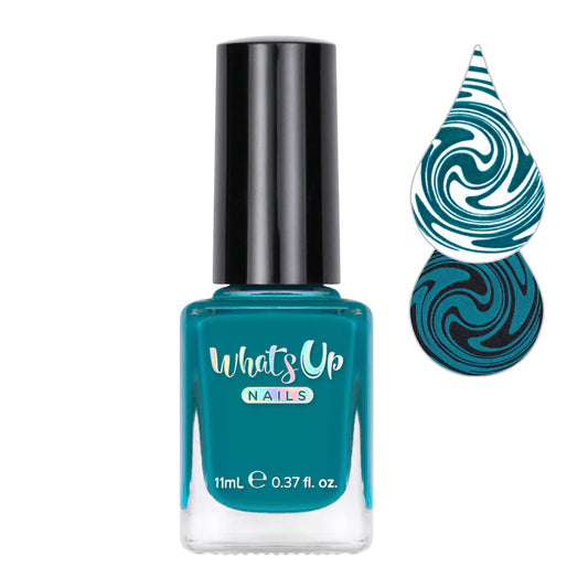 Whats Up Nails - Stamping Polish - Not a Big Teal