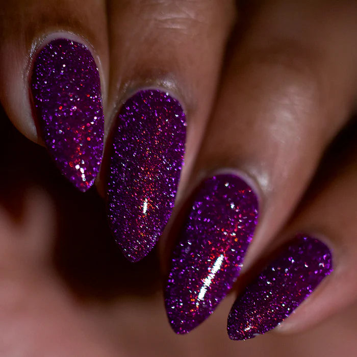 Whats Up Nails - Nail Polish - Plumingo Party (Flash Reflective)