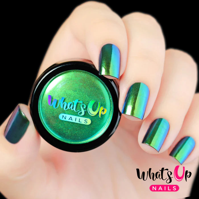 Whats Up Nails - Chrome Powder - Rainforest