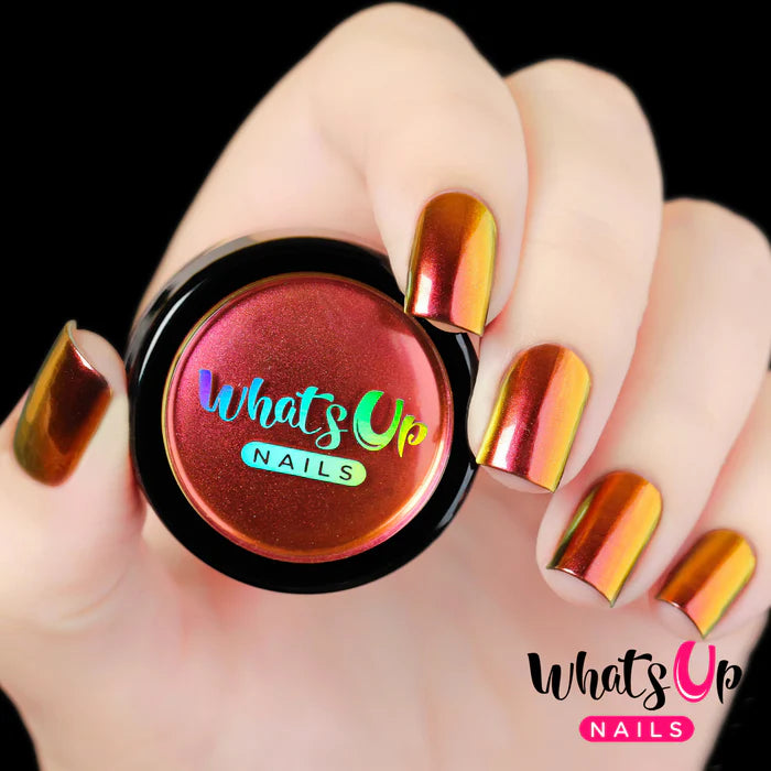 Whats Up Nails - Chrome Powder - Sunset