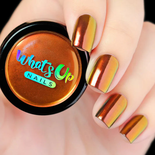 Whats Up Nails - Chrome Powder - Suntan