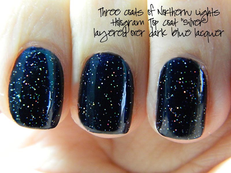 Top Coat Over Holographic Nail Polish